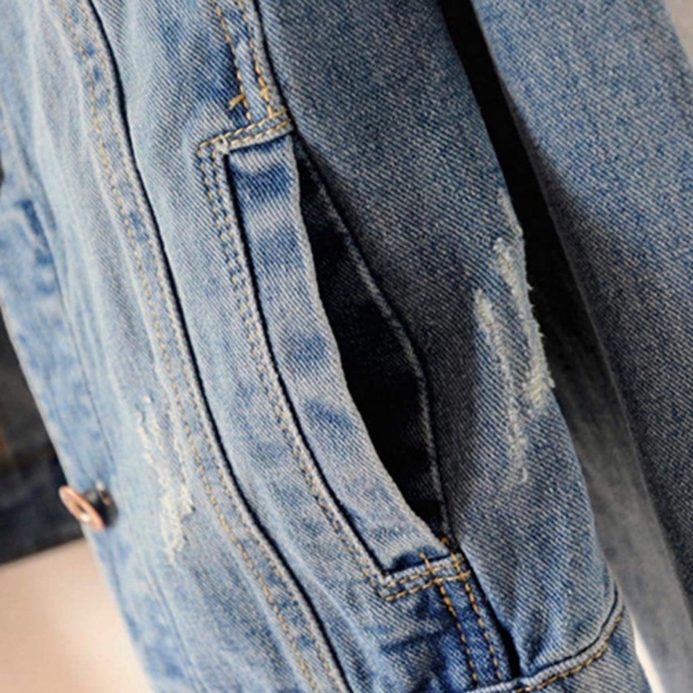 Jean Jacket Distressed - Picture 5 of 16